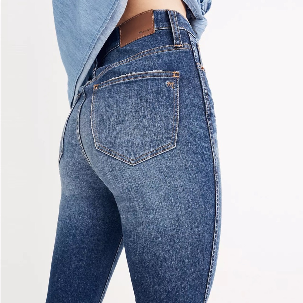 Madewell 10" High-Rise Skinny Jeans: Drop-Hem Edition